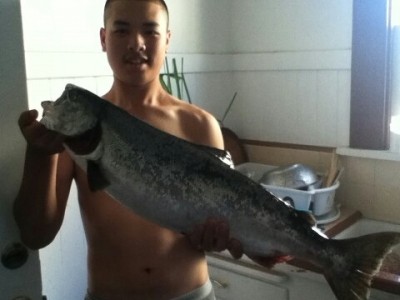 Photo of Salmon Caught by Jim with Mepps Flying C in United States