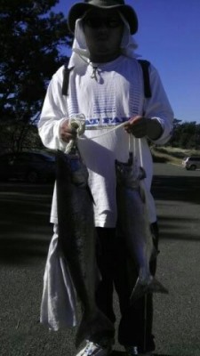 Photo of Salmon Caught by Jim with Mepps LongCast in California