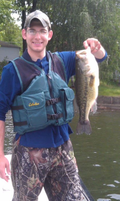 Photo of Bass Caught by Dave with Mepps Aglia & Dressed Aglia in Connecticut