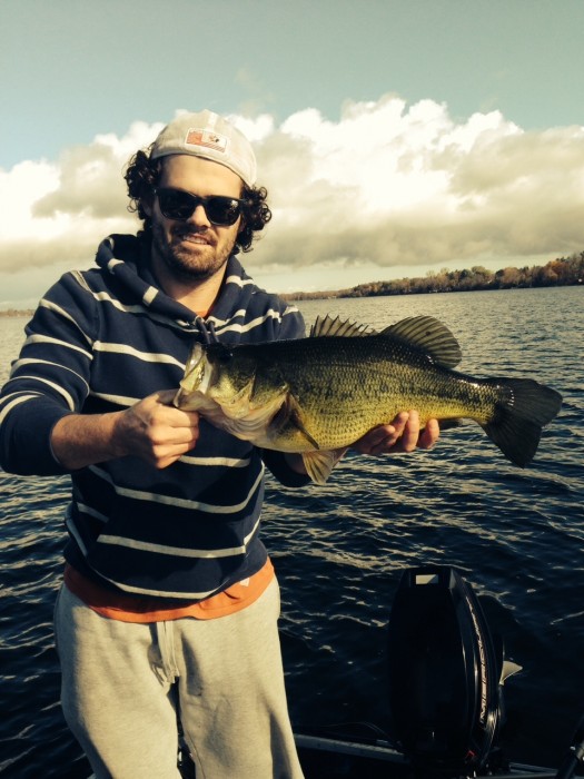 Photo of Bass Caught by Brian with Mepps Mepps Marabou in Ontario