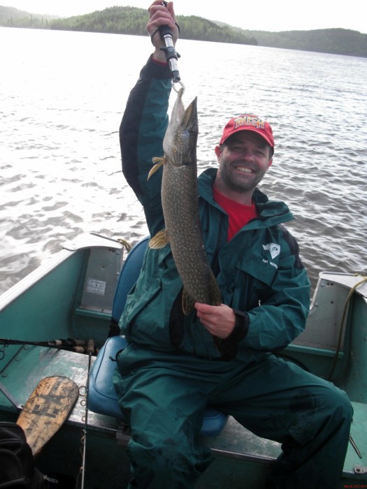 Photo of Pike Caught by Jeffrey with Mepps Aglia & Dressed Aglia in Ontario