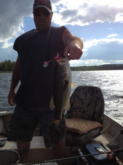 Photo of Bass Caught by Jay with Mepps Aglia & Dressed Aglia in Michigan