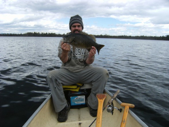 Photo of Bass Caught by Michael with Mepps Aglia & Dressed Aglia in Maine