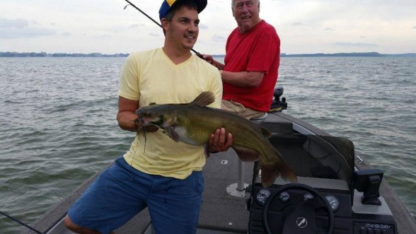 Photo of Catfish Caught by Morgan with Mepps Black Fury in Wisconsin