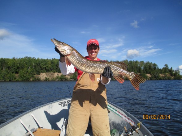Photo of Pike Caught by Carla with Mepps Syclops in Ontario