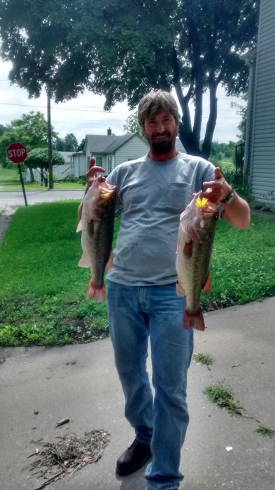 Photo of Bass Caught by Brian with Mepps Aglia & Dressed Aglia in Missouri