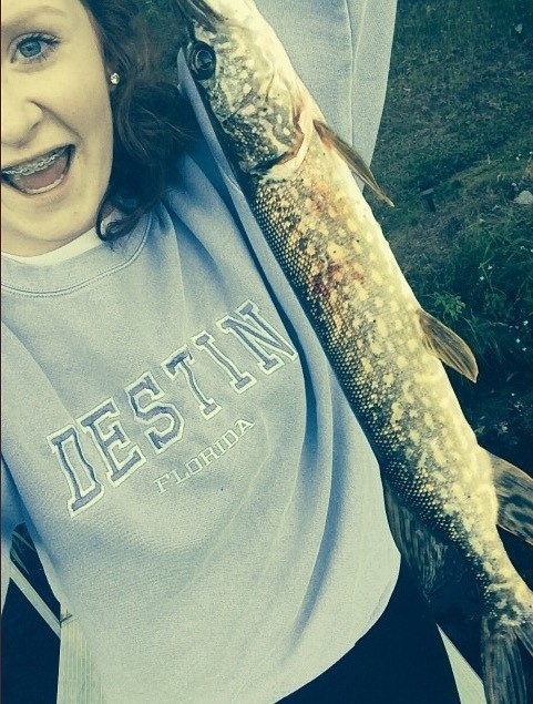 Photo of Pike Caught by Emily with Mepps Comet Mino in Wisconsin