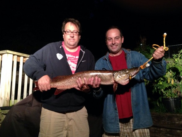Photo of Pike Caught by Fred with Mepps Black Fury in New York