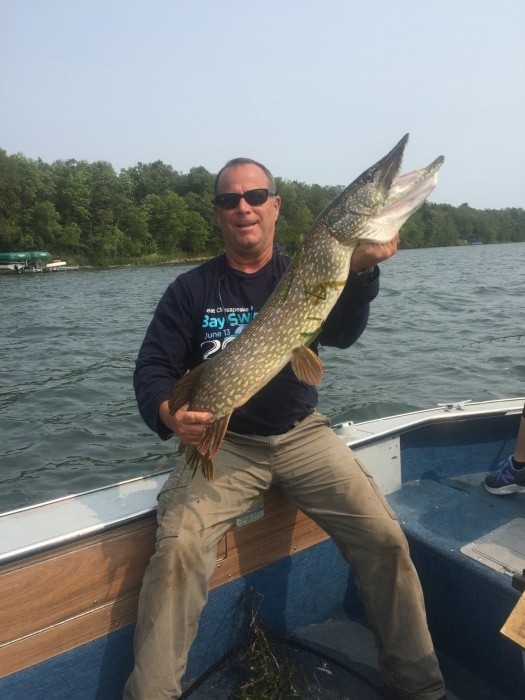 Photo of Pike Caught by Bob with Mepps Black Fury in Minnesota