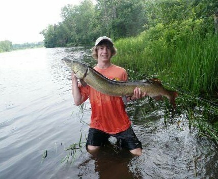 Photo of Musky Caught by Alec  with Mepps Musky Killer in New York