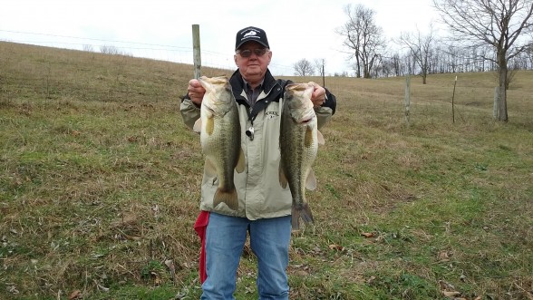 Photo of Bass Caught by Gary with Mepps Aglia & Dressed Aglia in Kentucky