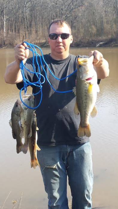 Photo of Bass Caught by Jeremy with Mepps Aglia & Dressed Aglia in Oklahoma