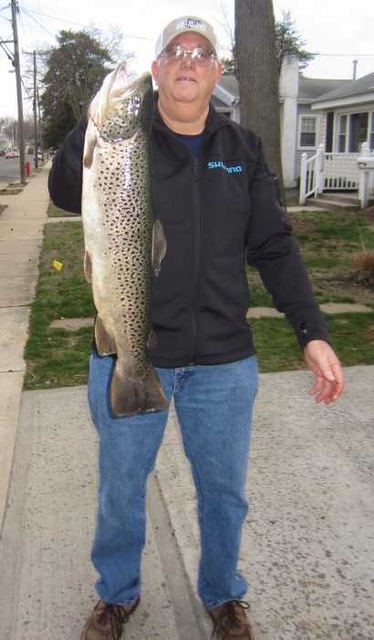 Photo of Trout Caught by Barry with Mepps Aglia & Dressed Aglia in New Jersey