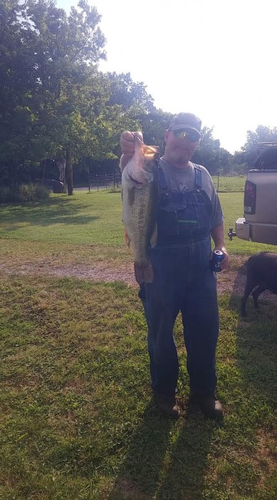 Photo of Bass Caught by Shaun with Mepps Aglia-e in Kansas