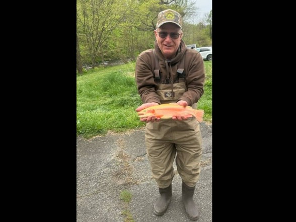 Photo of Trout Caught by Wayne with Mepps Aglia & Dressed Aglia in Pennsylvania