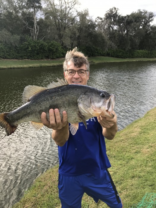 Photo of Bass Caught by STEVEN with Mepps Aglia & Dressed Aglia in Florida
