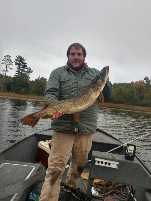 Photo of Pike Caught by Brett with Mepps Musky Marabou in Minnesota