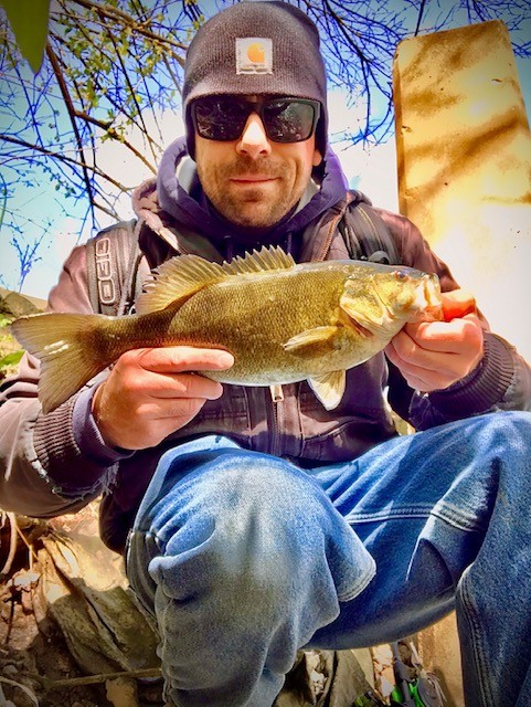 Photo of Bass Caught by Alex with Mepps Aglia & Dressed Aglia in Illinois