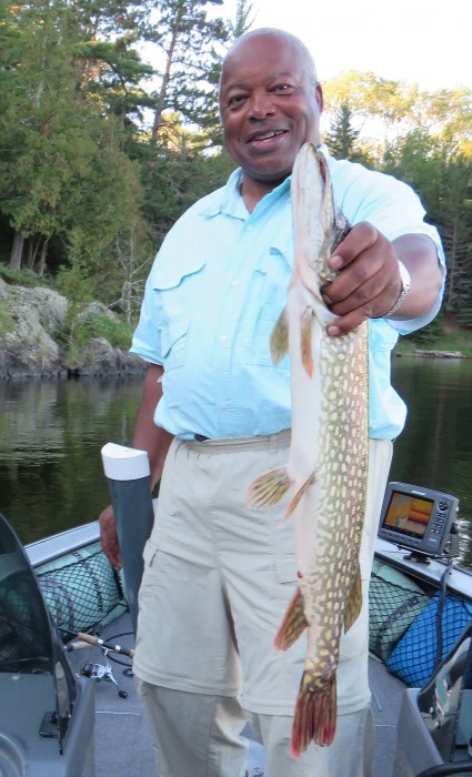 Photo of Pike Caught by Robert with Mepps Aglia & Dressed Aglia in Canada