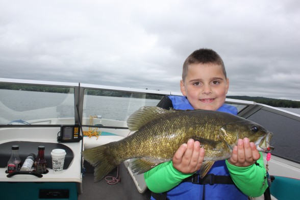 Photo of Bass Caught by BRODY with Mepps Aglia & Dressed Aglia in Maine