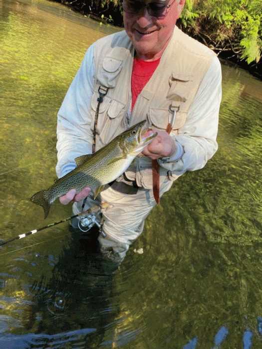 Photo of Trout Caught by John with Mepps  in Washington