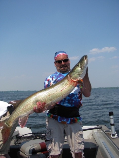 Photo of Musky Caught by Rob with Mepps Aglia & Dressed Aglia in New York