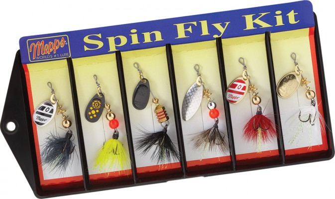 Spin Fly Kit - Size 0 Dressed Lure Assortment