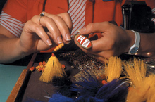 Hand Assembling A Mepps Fishing Spinner