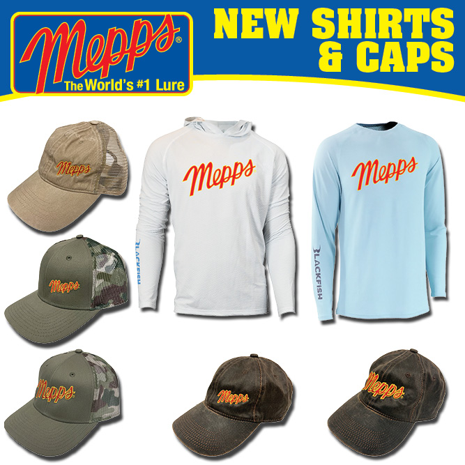 Mepps Apparel and Caps