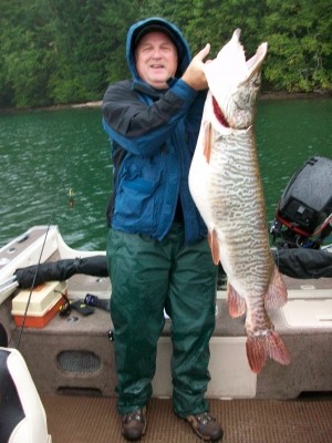 Tiger Muskie Caught by Kim with Mepps Musky Killer in Washington