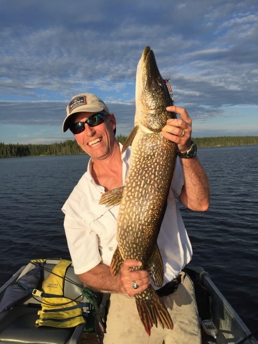 Pike Caught by Brett with Mepps Musky Killer in Manitoba