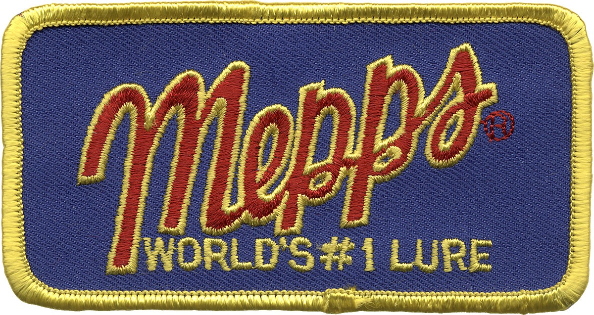 Mepps Fishing Lures Embroidered Logo Patch - Order Today