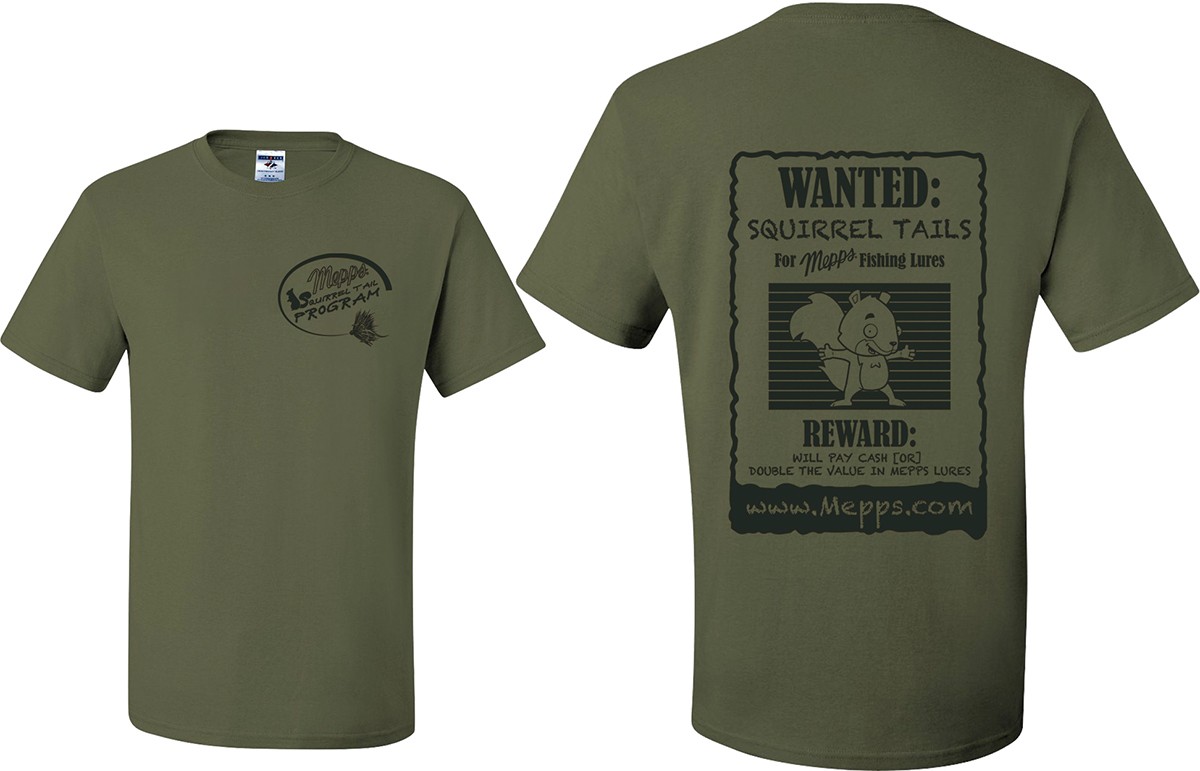 Military Green Squirrel Tail Shirts - Order Today