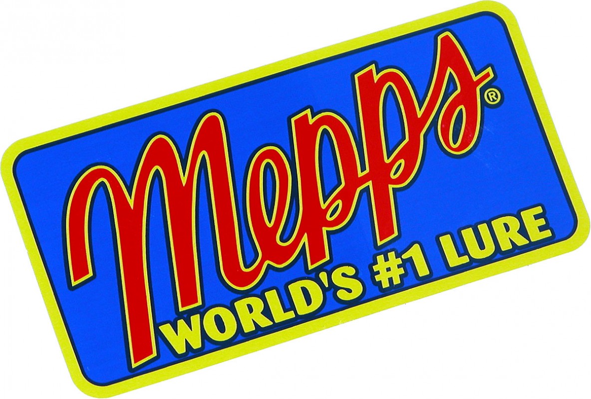Mepps Vinyl Logo Sticker - Show Your Mepps Pride! Order Today