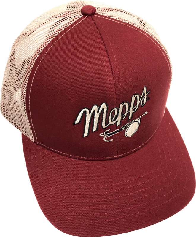 Maroon/Khaki Mepps Spinner Cap - Order Today