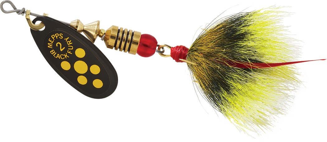 Black Fury Fishing Lure | Mepps