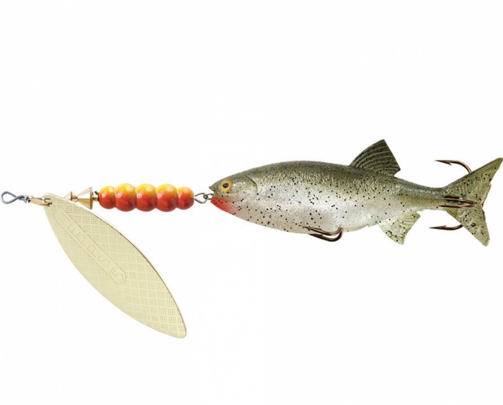 fish lure gaint killer Mepps Giant Mino Guide's Choice Pro Shop the Giant Killer is perfectly weighted to stay in the action longer Mepps Giant Killer Redbo Scale/White