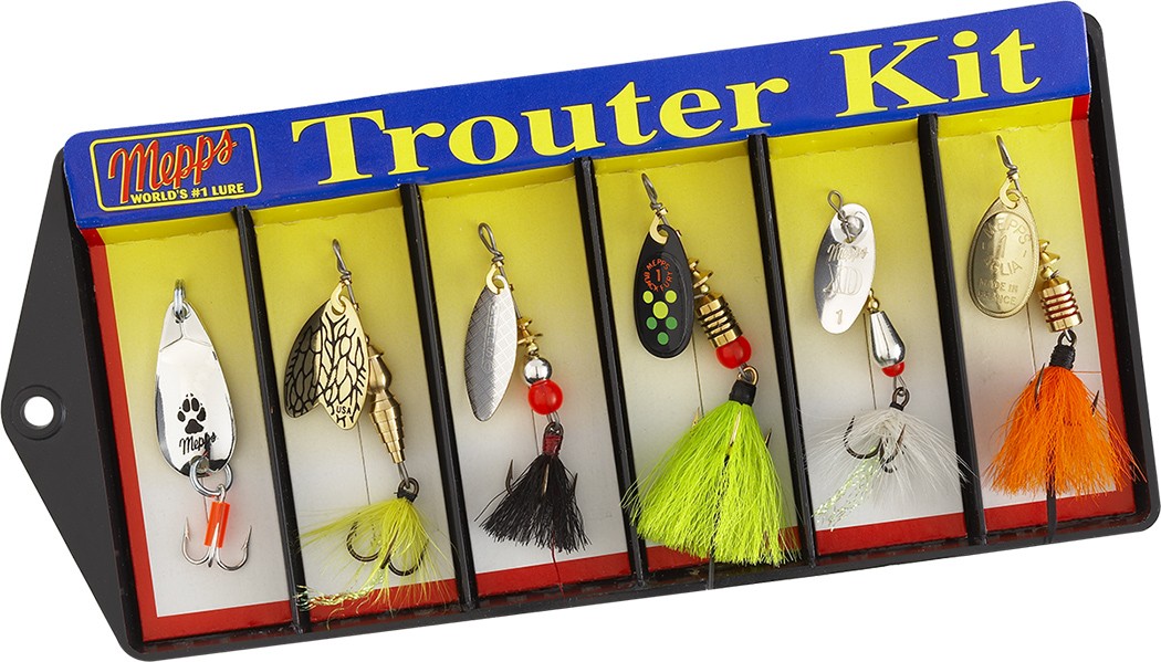 Trouter Kit - Plain and Dressed Assortment Fishing Lure