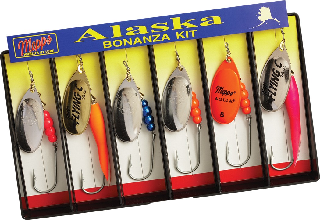 Alaska Bonanza Kit - Plain Single Assortment Fishing Lure | Mepps Alaska Bonanza Kit - Plain Single Assortment Fishing Lure | Mepps