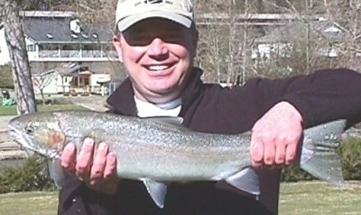 Photo of Steelhead Caught by David with Mepps See Best Plain Treble Hook in Oregon