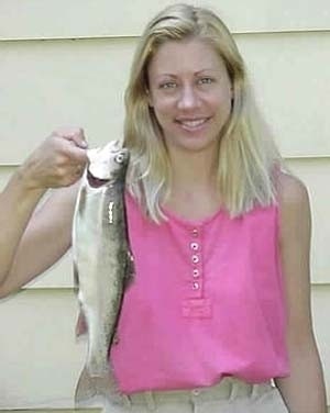 Photo of Trout Caught by Barb with Mepps See Best Plain Single Hook in Wisconsin