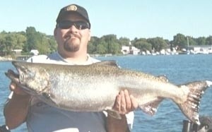 Photo of Salmon Caught by Anthony with Mepps Syclops in Michigan