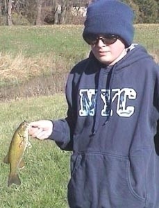 Photo of Bass Caught by Alex with Mepps Aglia Long in Illinois