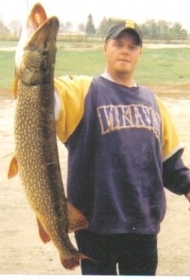 Photo of Pike Caught by Clint with Mepps Aglia & Dressed Aglia in Iowa