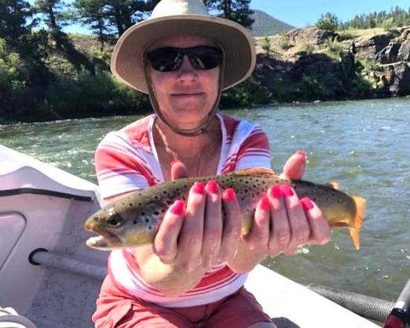 Photo of Trout Caught by Nina with Mepps USA Aglia in Colorado