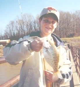 Photo of Crappie Caught by Jacob with Mepps  in Tennessee