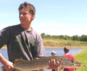 Photo of Pike Caught by Ian with Mepps  in Wisconsin