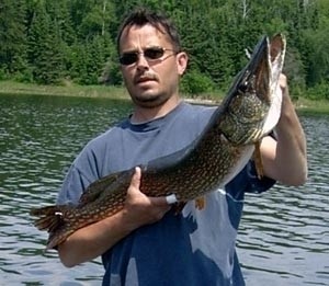 Photo of Pike Caught by Scott with Mepps Syclops in Illinois