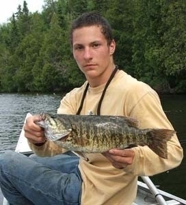 Photo of Bass Caught by Ian with Mepps  in Wisconsin