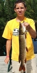 Photo of Pike Caught by Kyle with Mepps  in Wisconsin